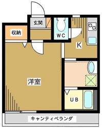 自由が丘駅 徒歩4分 2階の物件間取画像